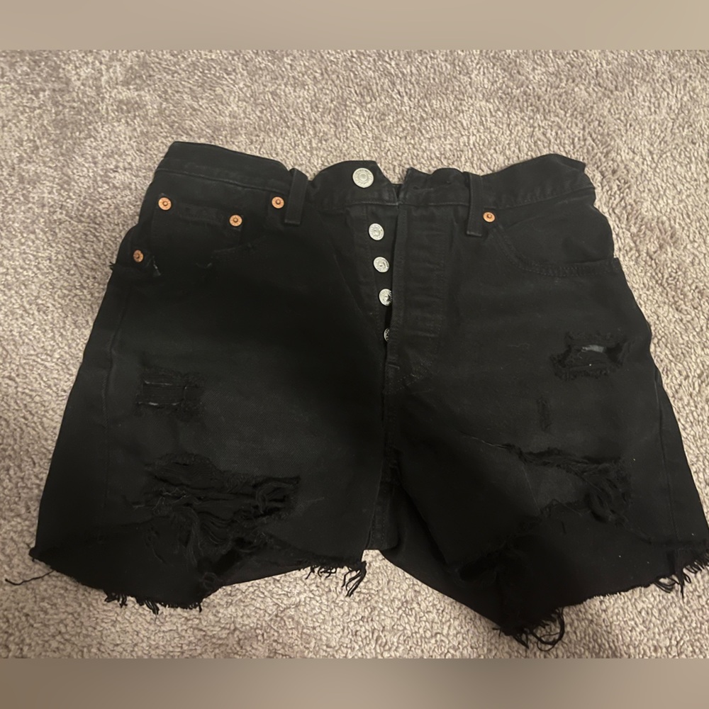 Black Levi shorts